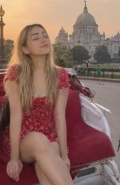 Kabya, a Kolkata escort, real verified photo at Victoria Memorial